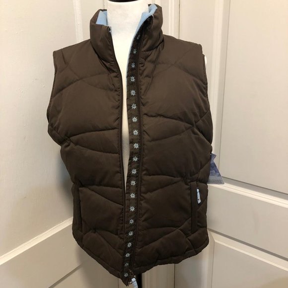NWT Free Country Down Winter Snow Ski Bomber Vest Size M - Picture 6 of 8